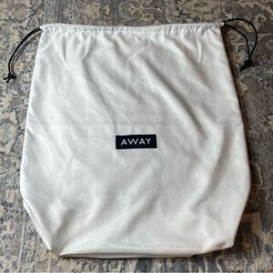 Away White Carryon Dust Bag